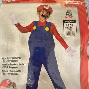 Mario Bros Costume, size Medium